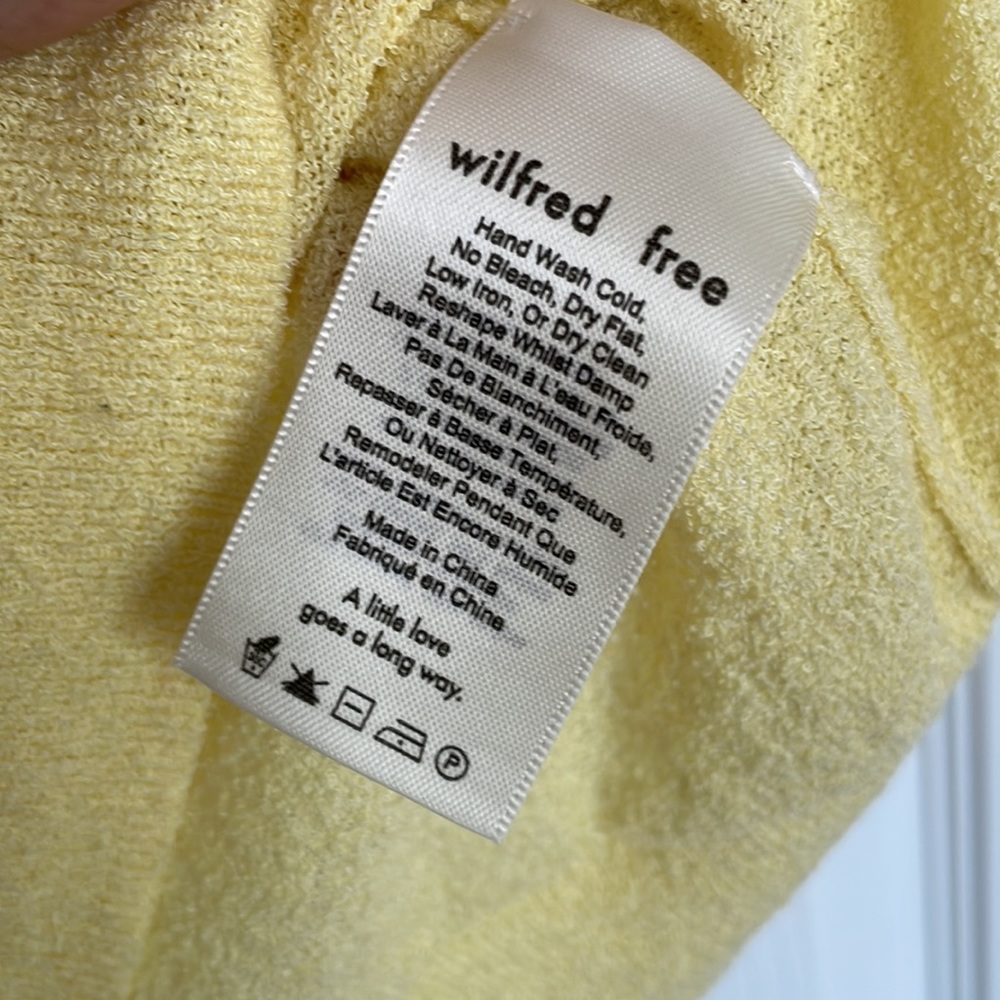 Wilfred Butter Yellow Top | XXS | Pre-loved - Picture 7 of 7